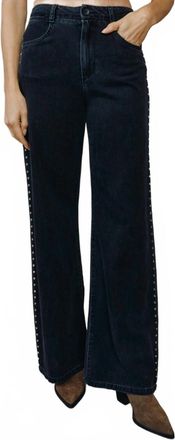 Bella Dahl Studded Vintage Jean In Moon Shadow Wash