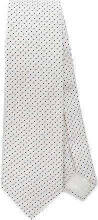 Tagliatore Cravatta con effetto jacquard - Bianco