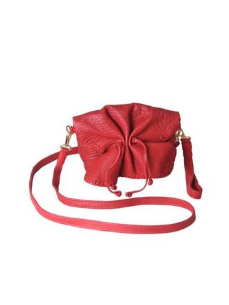 Carlos Falchi Mini Butterfly Lambskin Bag in Flame Red at Nordstrom