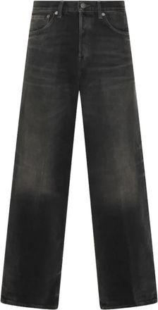 Haikure Bethany Jeans - Dames - Loose Fit Jeans - Zwart - W26 - Katoen - Jeans
