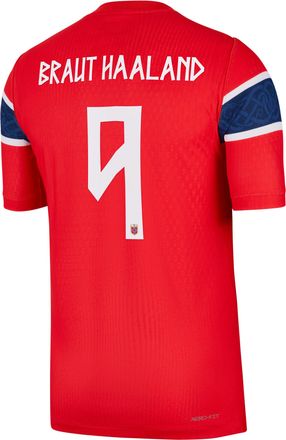 Nike Erling Braut Haaland Norway National Team 2026 Match Home Nike Mens Dri-FIT ADV Soccer Jersey in Red | NN203949383-NOR