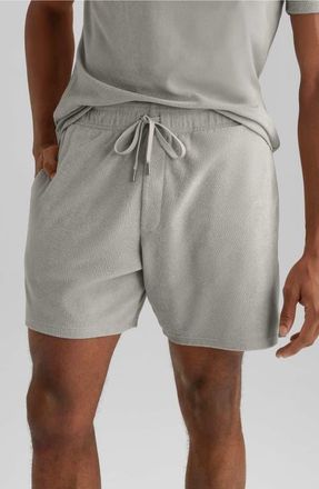 Tommy John Cabana Terry Shorts in Dove at Nordstrom, Size Xx-Large