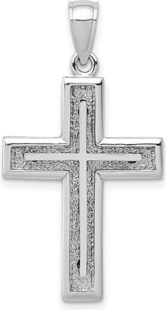 Diamond2Deal 14k Gold 2-D Cross Charm