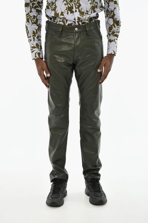 Dsquared2 Pantalone 5 tasche in Pelle Dsquared2