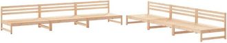 vidaXL Juego De Muebles De Jard&iacute;n 6 Piezas Madera Maciza De Pino Vidaxl