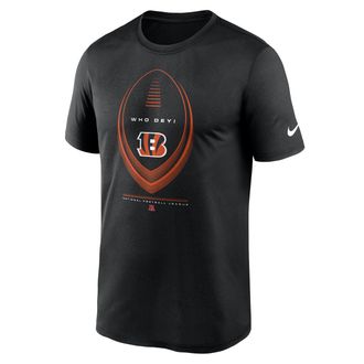 Nike Cincinnati Bengals Legend Icon Nike Mens Dri-FIT NFL T-Shirt in Black | NKGK00A9A-NDB