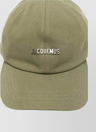 Jacquemus curved brim cotton baseball cap gadjo