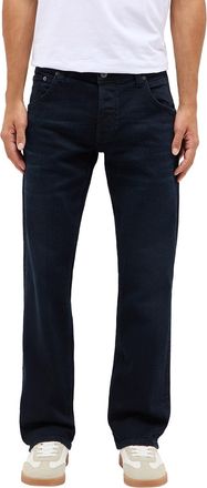 Mustang Straight-Jeans MUSTANG Herren Style Michigan Straight, Herren, Gr. 30, L&auml;nge 30, blau (983 dunkelblau), Denim/Jeans, 98% Baumwolle, 2% Elasthan, unifa