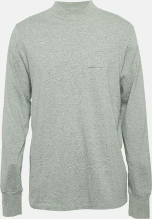 Aim&eacute; Leon Dore Aime Leon Dore Grey Cotton Knit Sweatshirt