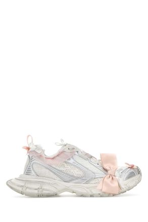 Balenciaga White Fabric And Rubber 3 Xl Lace Sneakers