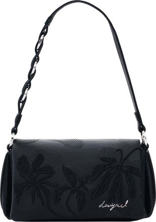Desigual Floral Embossed Faux Leather Crossbody Bag in Black at Nordstrom