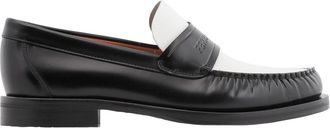 Ferragamo Fort Signature Leather Loafers, Size 10 EE
