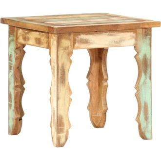 vidaXL Mesa De Centro De Madera Maciza Reciclada 40x40x40 Cm Vidaxl