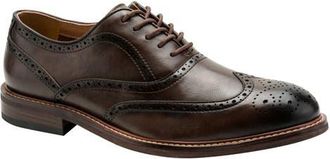 Kenneth Cole Reaction Lance Wingtip Oxford in Dark Brown at Nordstrom, Size 10.5