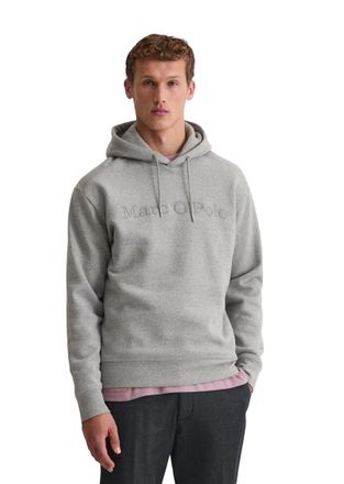 Marc O'Polo Hoodie MARC OPOLO relaxed fit aus weicher Bio-Baumwolle, Herren, Gr. XXL, cloudy grau melange, Sweatware, Obermaterial: 100% Baumwolle, relaxed fit no