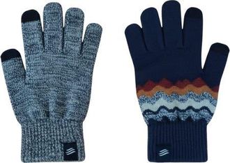 United By Blue The Merino Wool Mountain and Marled Knit Glove 2-pack in Midnight Navy at Nordstrom