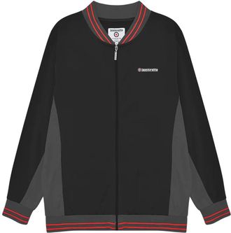 Lambretta Heren Vintage Jas (Zwart/Iron/Rood)