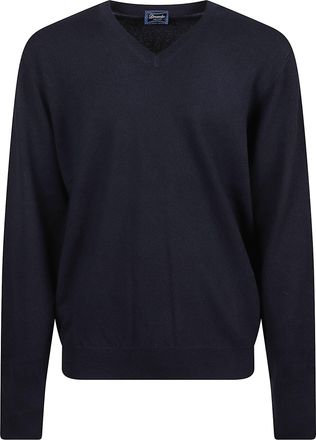 Drumohr Deep V-Neck Cashmere Sweater
