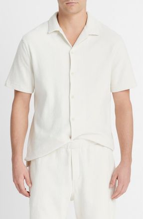 Vince Boucl&eacute; Pull-On Shorts in Bone at Nordstrom, Size Medium