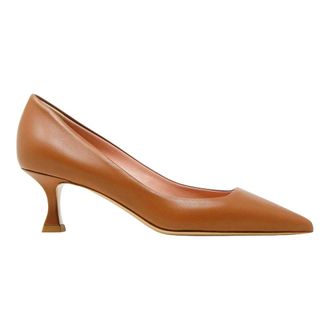 Ninalilou Schoenen, Dames, Bruin, 36 1/2 EU, Leer, Leren Pumps in Cuoio