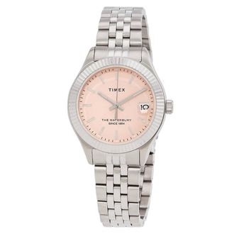 Timex Waterbury Legacy Quartz Pink Dial Ladies Watch TW2V31500