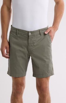 AG - Adriano Goldschmied Wanderer 8.5-Inch Stretch Cotton Chino Shorts in Sulfur Rocky River at Nordstrom Rack, Size 38