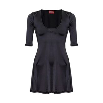 Diesel Mini jurk - Dames - Korte kleedjes - Zwart - XS - Kleedjes