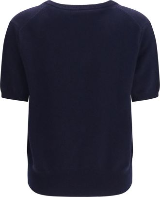 Extreme Cashmere Womens N&deg;490 Martina Cashmere Blend Sweater Navy