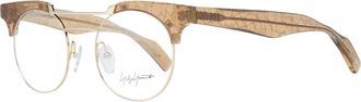 Yohji Yamamoto Gold Metal & Plastic Glasses Womens (Frames)