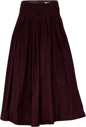 Max Mara Rokken, Dames, Rood, XS, Polyester, Romina Geplooide Rok
