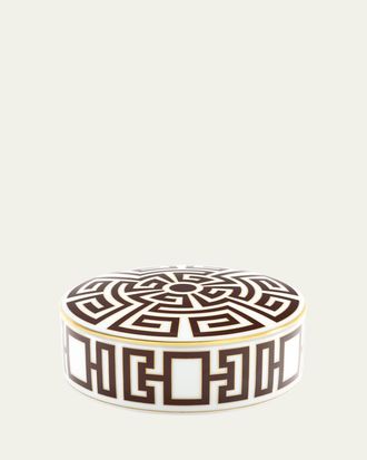 Ginori 1735 Labirinto Ebano Round Trinket Box