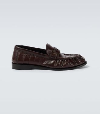 Saint Laurent Le Loafer leather penny loafers