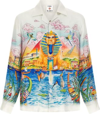 Casablanca Multicolor Silk Mens Blouse