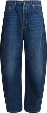 Givenchy Blauwe Couture Naad Broek - Heren - Loose Fit Jeans - Blauw - W30 - Katoen - Jeans