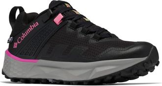 Columbia Womens Facet 75 Outdry Waterproof Low Rise Hiking Shoes, Black (Black x Wild Geranium), 8.5 UK