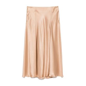 Alberta Ferretti Midi Skirts, female, Brown, S, Midi Skirt