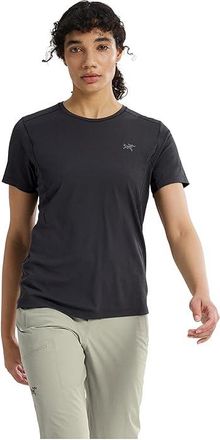 Arc'teryx Sunna Crew Short Sleeve Womens T Shirt Black : 2XL, Polyester