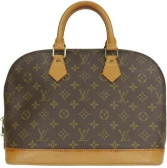 Louis Vuitton Pre-owned Handbags, female, Brown, Size: ONE SIZE Pre-owned Vintage Canvas Handbag