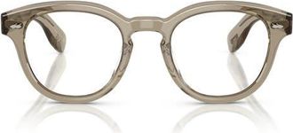 Oliver Peoples 50mm Pillow Optical Glasses in Sencha/demo Lens at Nordstrom