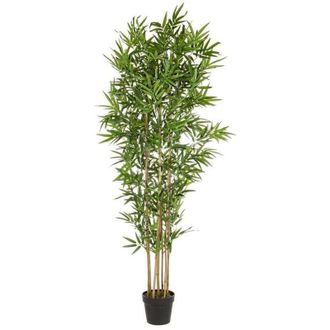 BIZZOTTO 2x Decoraci&oacute;n Hogar Planta De Bamb&uacute; Con Maceta 185h Cm