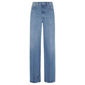 Dondup Wide Jeans, female, Blue, Size: W30 Beatrix Jeans