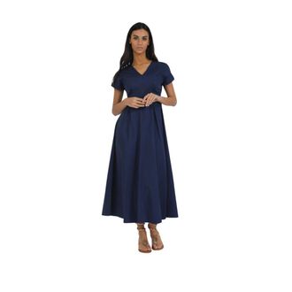 Aspesi Elegante Jurk voor Vrouwen - Dames - Casual kleedjes - Blauw - S - Kleedjes