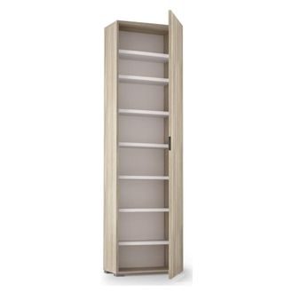 Dmora Armario multiuso 1 puerta madera roble marr&oacute;n