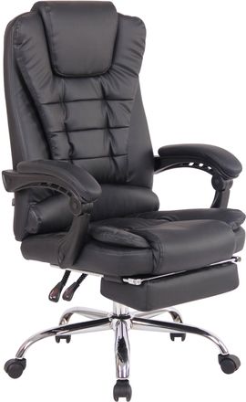 Clp Silla De Oficina Oxygen Negro Simil Cuero