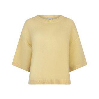 Dante6 Dames, Truien, Geel, Maat: S Wol