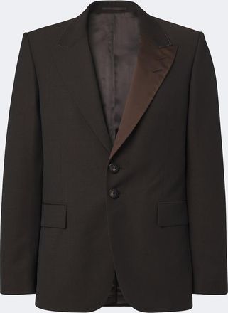 Wales Bonner Atto satin-trimmed virgin wool blazer