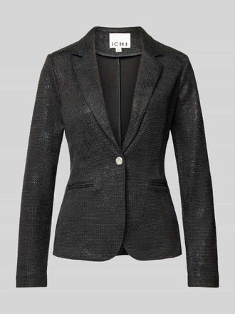 Ichi Slim Fit Blazer mit Reverskragen Modell Kate in Black, Gr&ouml;&szlig;e XL