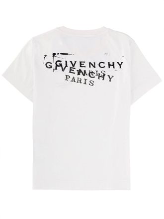 Givenchy Logo-Embroidered T-Shirt - White