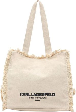 Karl Lagerfeld Tote Bag - Dames - Shoppers - Beige - ONE Size - Tassen
