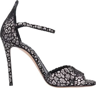 Casadei Sandalen met hoge hak - Dames - Sandalen met hakken - Zwart - 37 EU - Schoenen